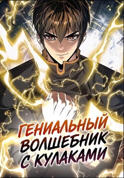 Гениальный волшебник с кулаками обложка манги